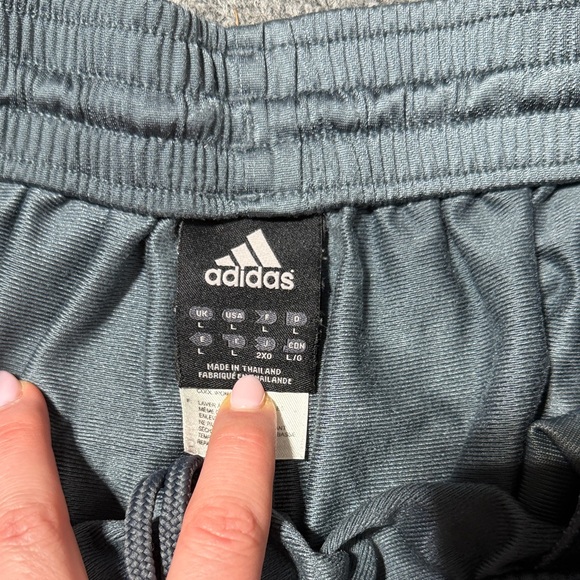 Adidas Gray Pants with Black Accents - Picture 3 of 4
